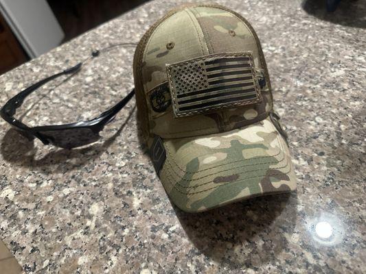 My hat with my CMB and Air Assault.