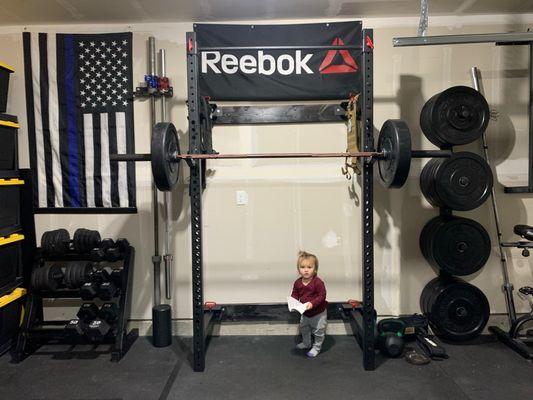 My amazing home gym courtesy of PR Lifting