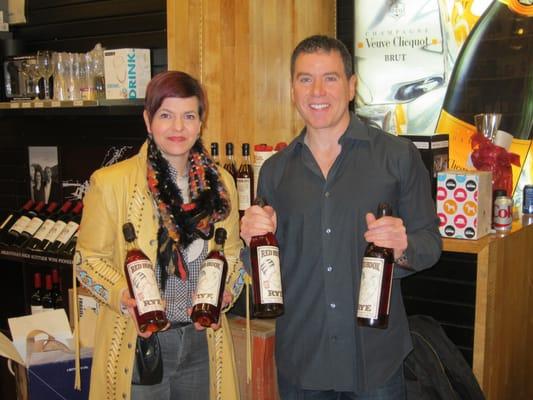 LeNell of LeNell's famous Red Hook Rye came for a visit. We own her most valuable bottles, come see them if we still have em!