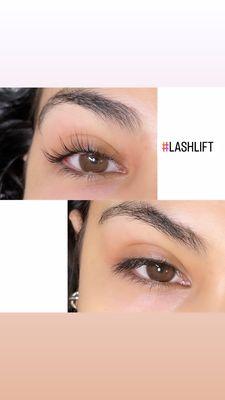 A lash lift curls your lash from base to tip so that you can see the full length.