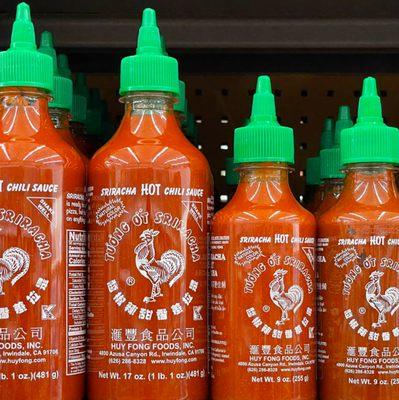 Mmm... sriracha sauce!