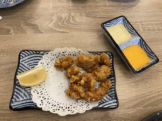 the fried chicken that comes with the karaage ramen