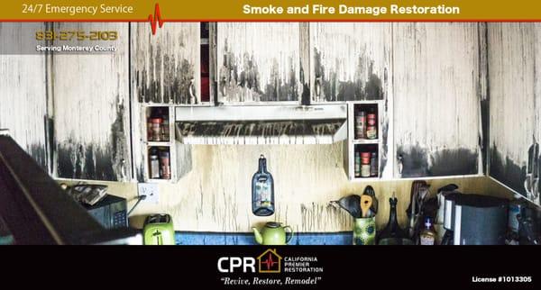 Smoke and Fire Damage Restoration