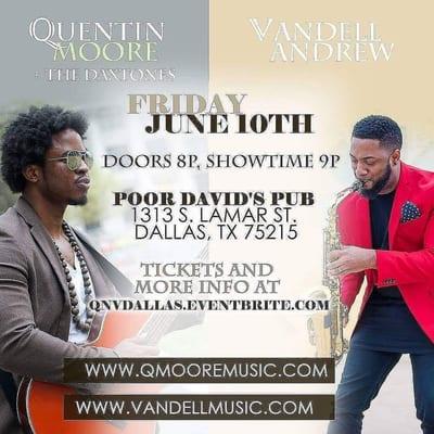 Soul/Jazz Concert: Quentin Moore + The DaxTones and Vandell Andrew