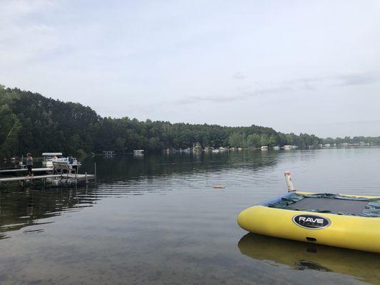 Left view lake front