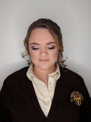 Formal hair and makeup