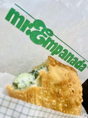 Spinach, Artichoke & Cheese Empanada