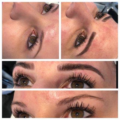 Microblading plus shading