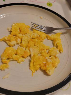 This is suppose to scrambled eggs with cheese