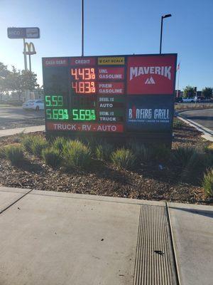 Todays gas prices. October 26