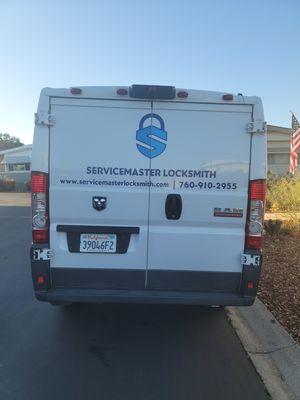 Mobile locksmith van