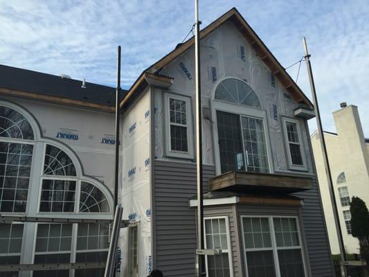 Installing siding