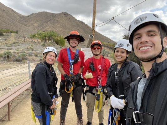 Our incredible guides Chris and Cruz!! Thanks for keeping us safe and all the laughs