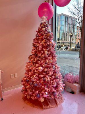 Pink Christmas tree