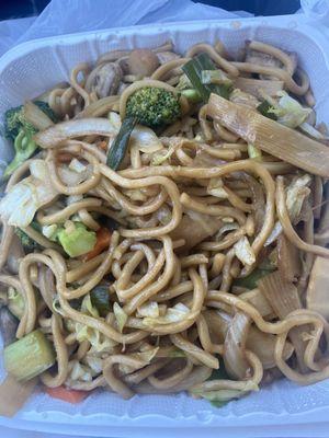 Vegetable chow mein