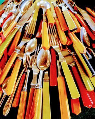 Bakelite handle flatware