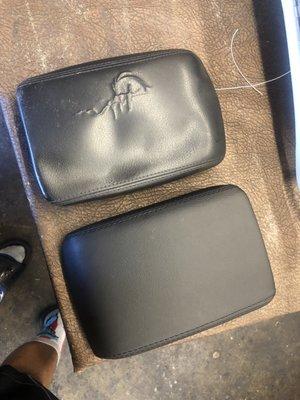 Before and After - CENTER ARMREST 2014 Audi S5 Convertible