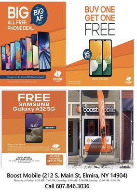 FREE PHONES for ALL when u switch to BOOST