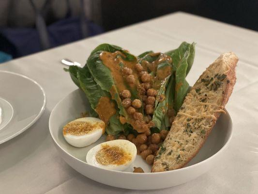 Crispy Romaine with Harissa Caesar - $14