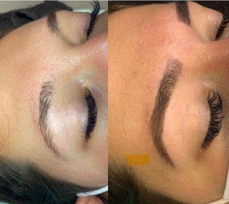 Henna Brow + Wax Service