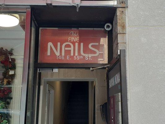 Front door Nail store @ 55th St