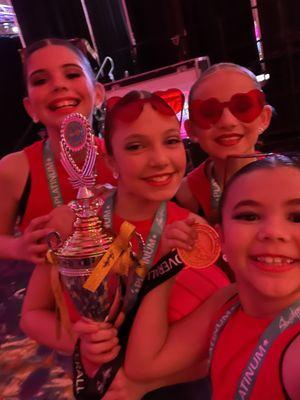 Awards for mama Mia jazz dance