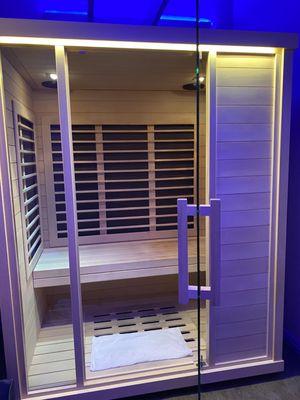 Infrared sauna!