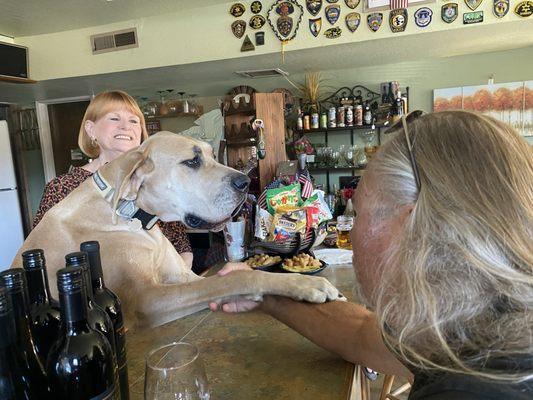 Rebecca and sweet Ginger