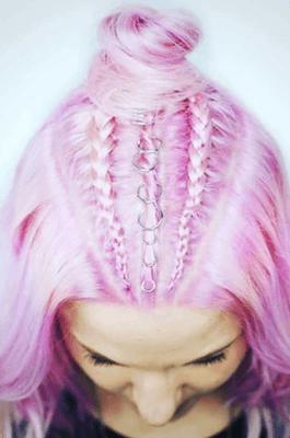 Pink hair on fleek!