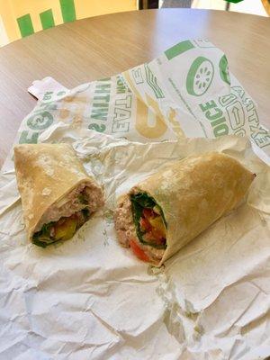 Yummy! Tuna Wrap @ Subway