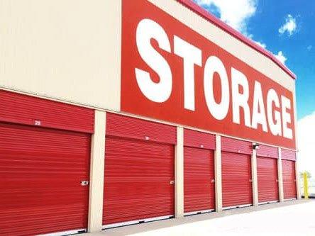 Storage units of all different sizes.