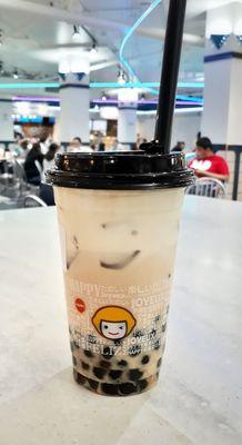 Medium milk tea with tapioca and salted cheese $5.62