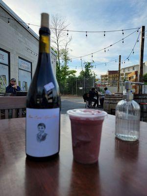 Blue Eyed Good Boy Blueberry Wine and Red Sangria Slush