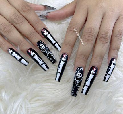 Halloween nails by Mina