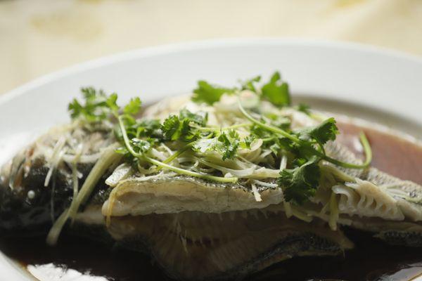 Steamed Barramundi (Largemouth Bass)