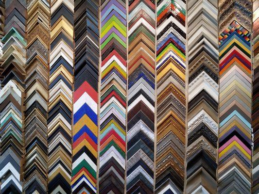 Check out our wall of frame samples!