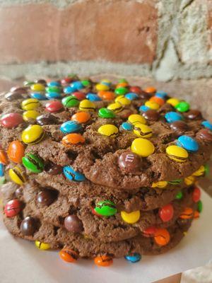 Chocolate M&M Cookies