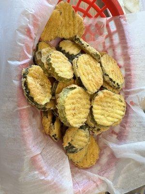 Fried pickles. Delicious