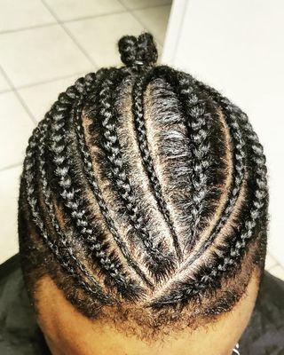 Men braids/cornrows