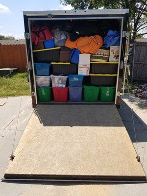 We can pack a truck!