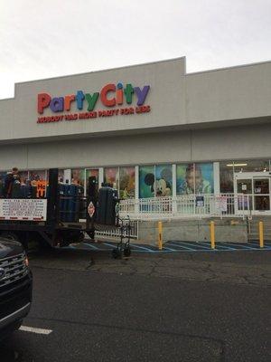 Party city front store