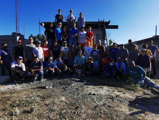 Mission Trip to Mexico building a Habitat House.