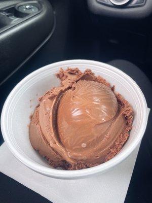 Chocolate custard