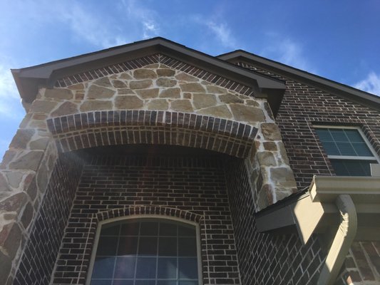 Tuck & Point mortar repair on brick and stone.  A "Must-Do!" if selling your home. These minor repairs will go a long way first impression.