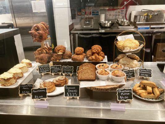 Daily pastry selection