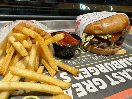 Western Bacon BBQ Fatburger Meal