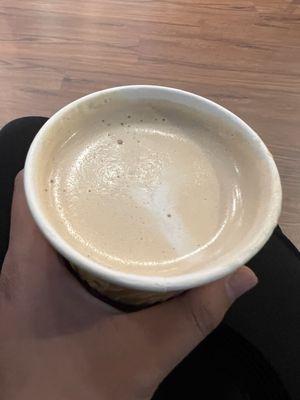 No latte art :(