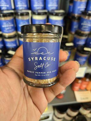 Variety of Syracuse Salt Co. Flavored salt.