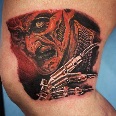 nightmare on elm street color realism piece