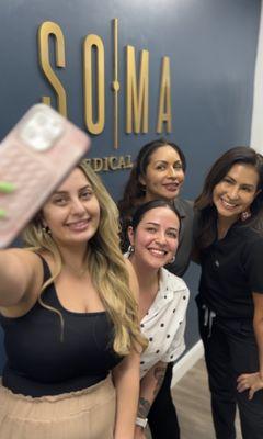 The faces behind Soma Medical Spa! We're here to help you feel your best with personalized treatment plans.